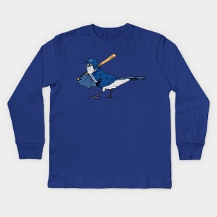 Toronto Blue Jay Baseball Kids Long Sleeve T-Shirt